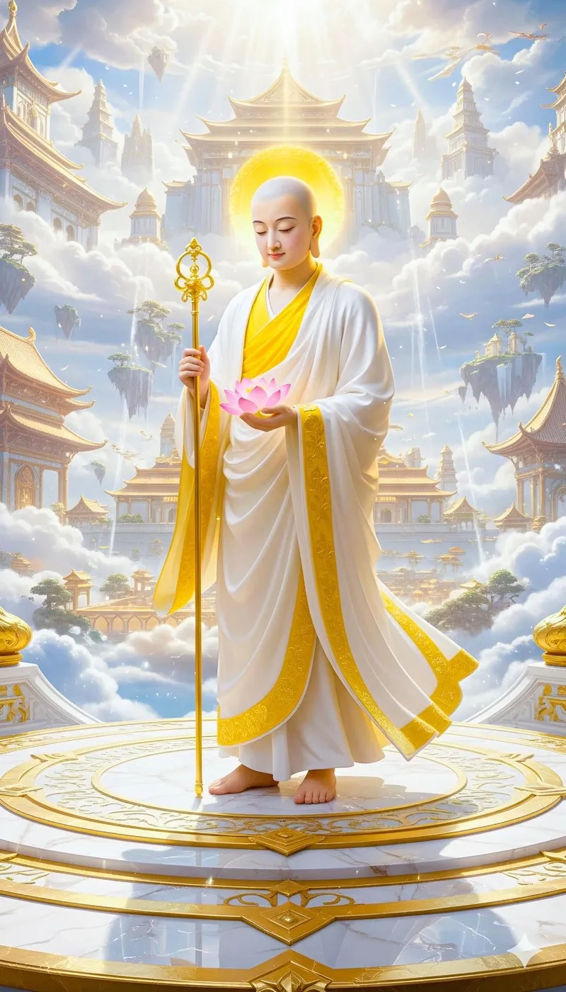 Hình ảnh Phật Địa Tạng Bồ Tát linh thiêng