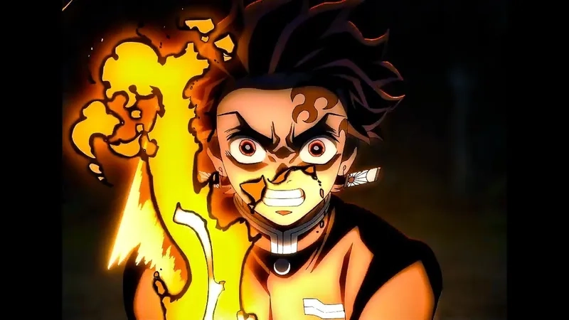 Tanjiro nước cuộn trào vô cùng đẹp