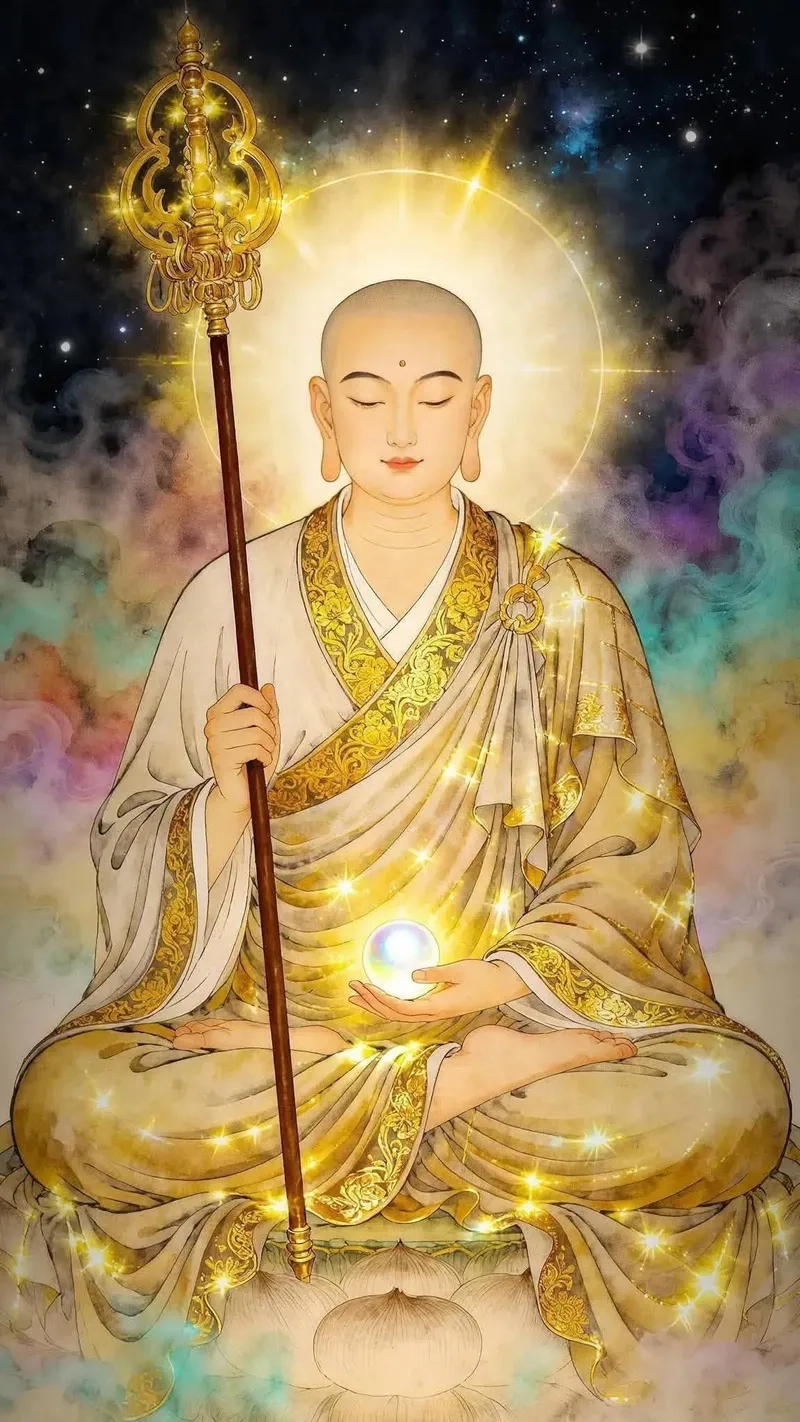 Tải ảnh Địa Tạng Vương Bồ Tát sắc nét