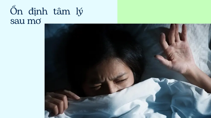 Cách ổn định tinh thần sau giấc mơ thấy bị rượt đuổi